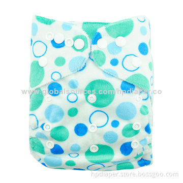 Minky Cloth Diaper with Breathable and Waterproof TPU